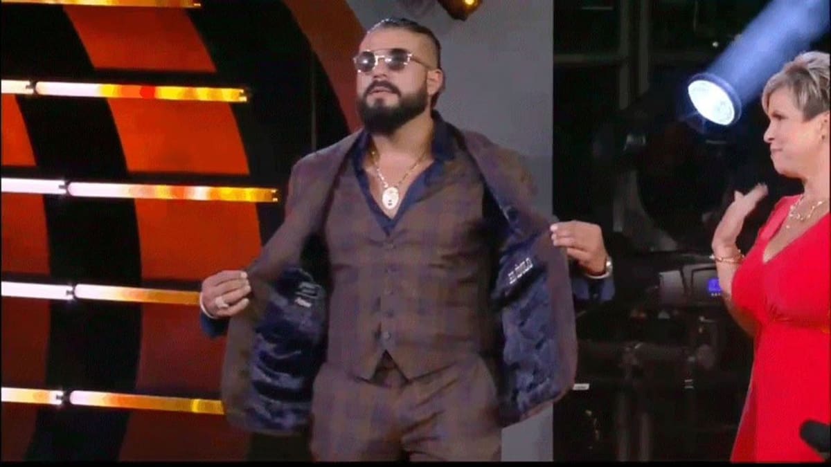 Andrade tuvo su primera lucha en AEW