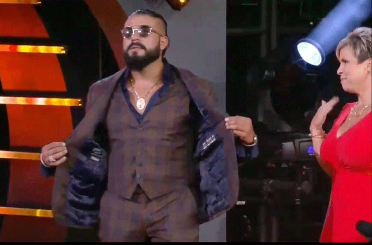 Andrade tuvo su primera lucha en AEW