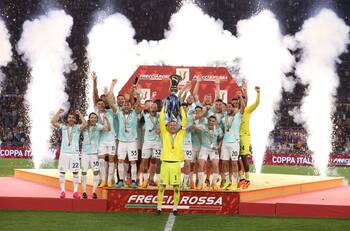 Con doblete de Lautaro Martínez: Inter de Milán se coronó bicampeón de la Copa Italia ante Fiorentina