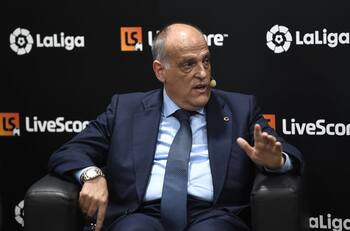 Javier Tebas estalló contra Real Madrid por "entorpecer negociaciones"