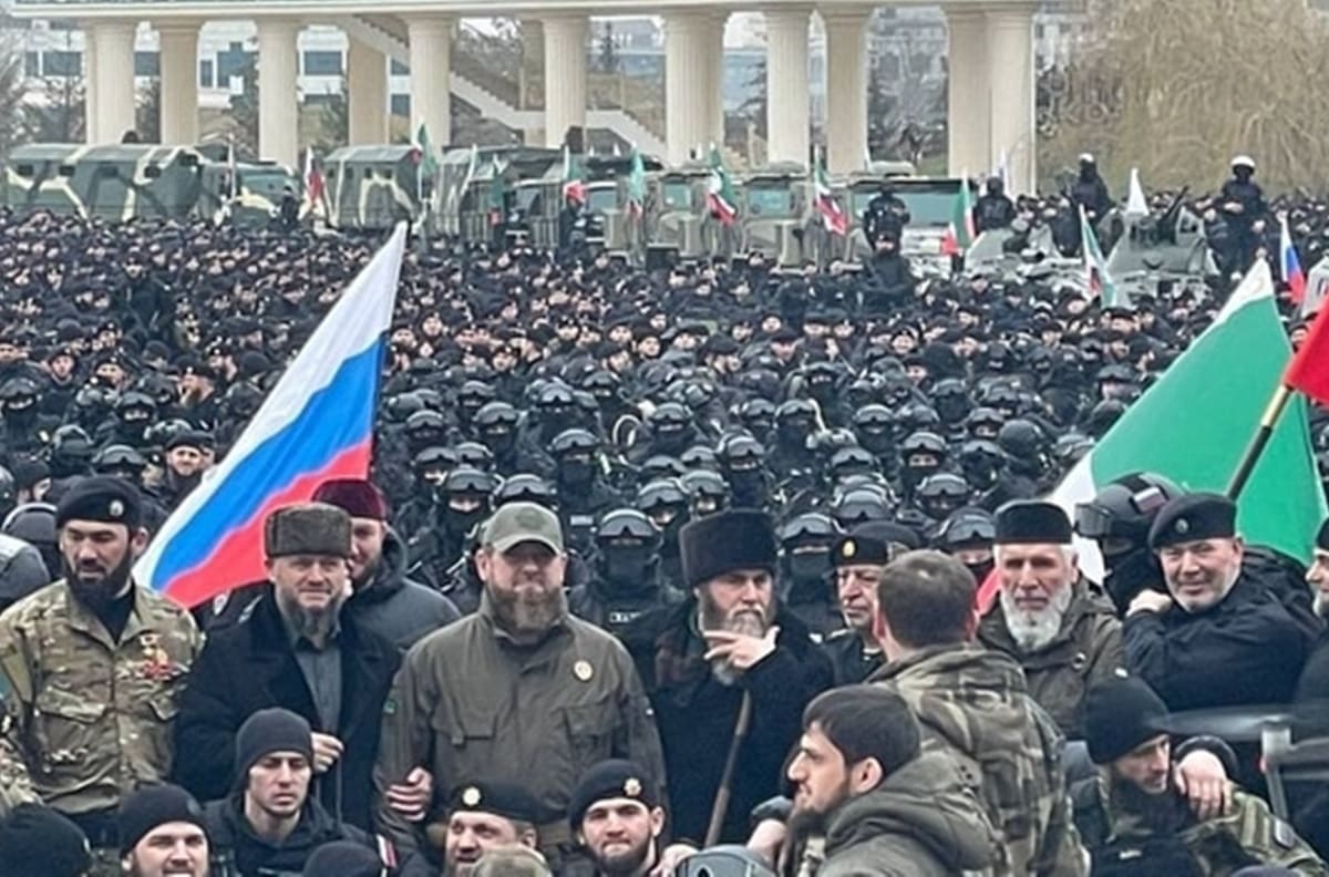 VIDEO: Chechenia envía tropas a Ucrania para apoyar a Rusia