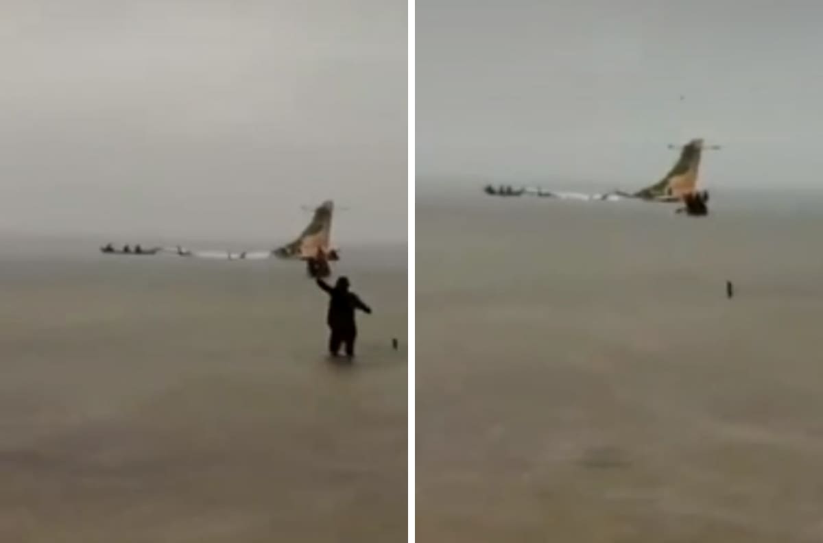 VIDEO| Avión con 43 pasajeros se estrelló en un lago ¡Impactante!