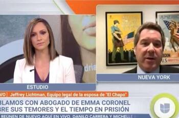 Abogado de Emma Coronel llama “idiota” a conductora de televisión