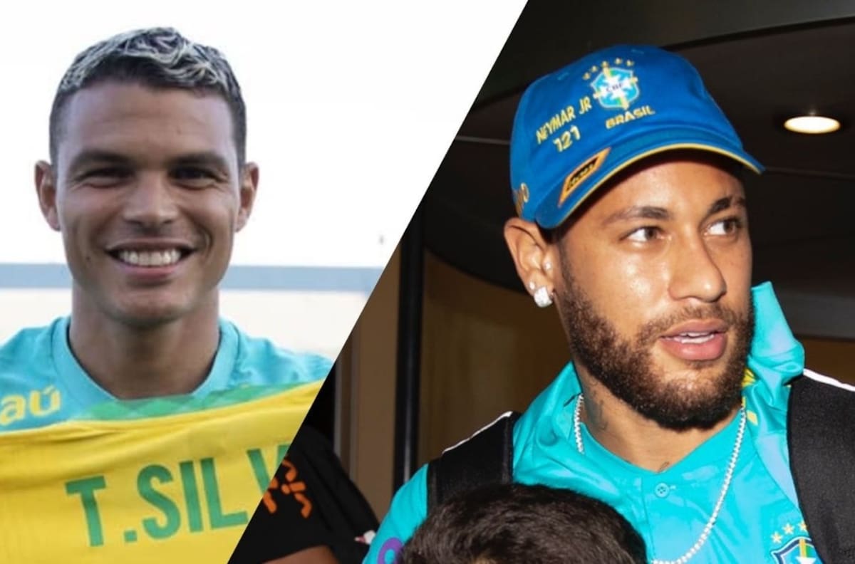 Thiago Silva defiende a Neymar de críticas por su aparente retiro