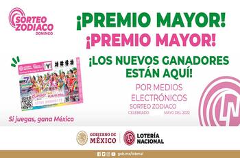 Sorteo del Zodiaco: Estos son los resultados ganadores del sorteo 1570 del 22 de mayo