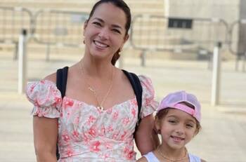 Adamari López y su hija Alaïa se consienten en un spa a su regreso de Europa