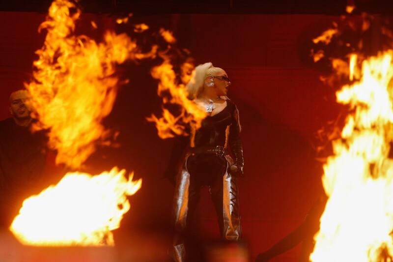 Se lució sobre el escenario de la Quinta Vergara / Organización del Festival de Viña, Agencia Uno