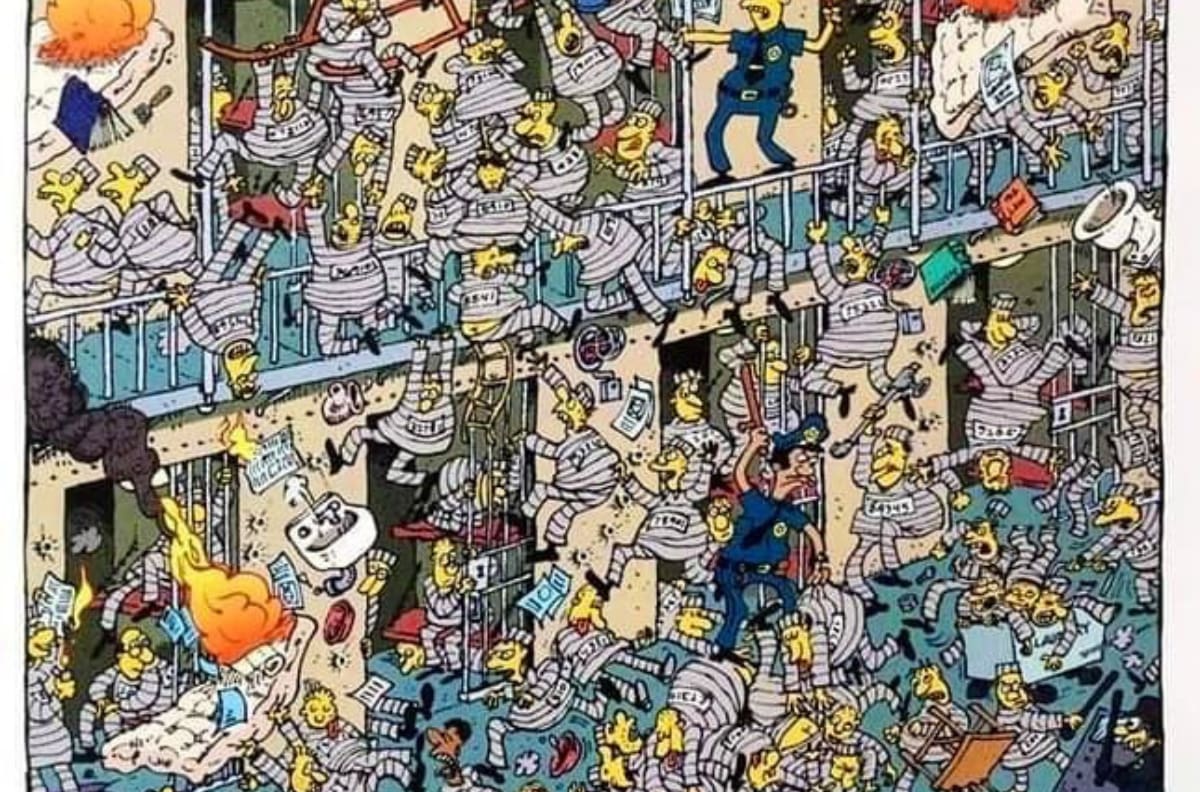 Acertijo visual: Encuentra a Rafa de Los Simpson en menos de 20 segundos
