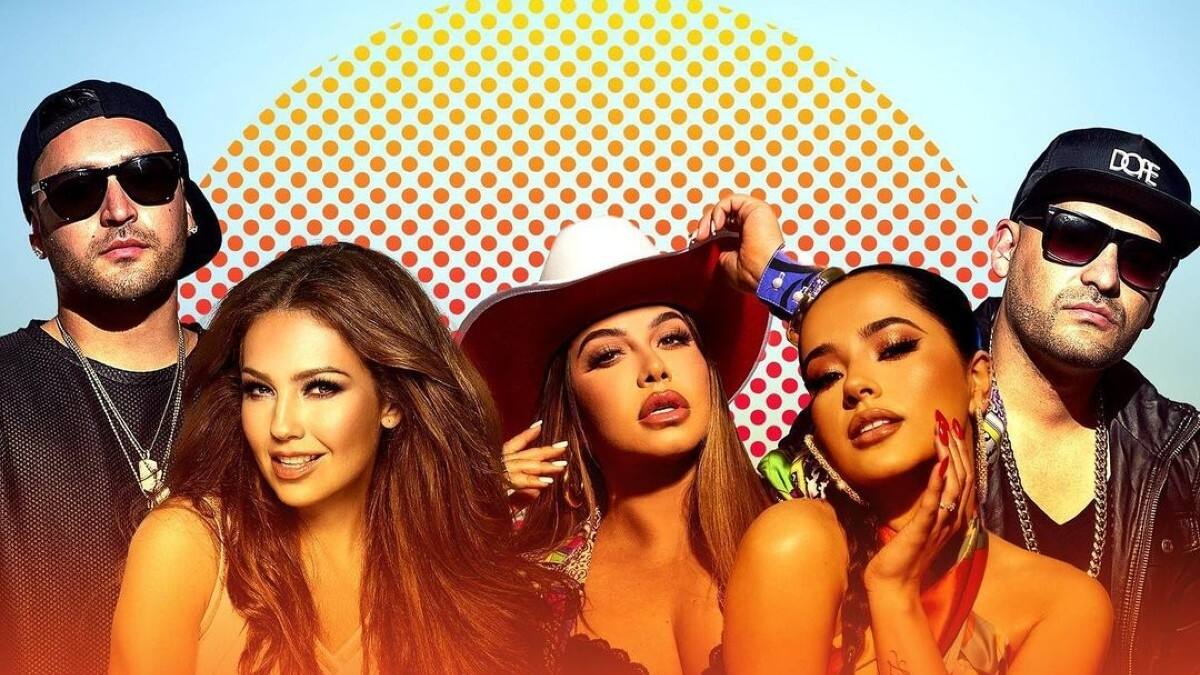Thalía, Chiquis y Becky G bailan juntas en nuevo tema de Play-N-Skillz