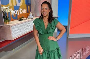 Adamari López presume figura más delgada en vestido verde y comparte su rutina de ejercicio