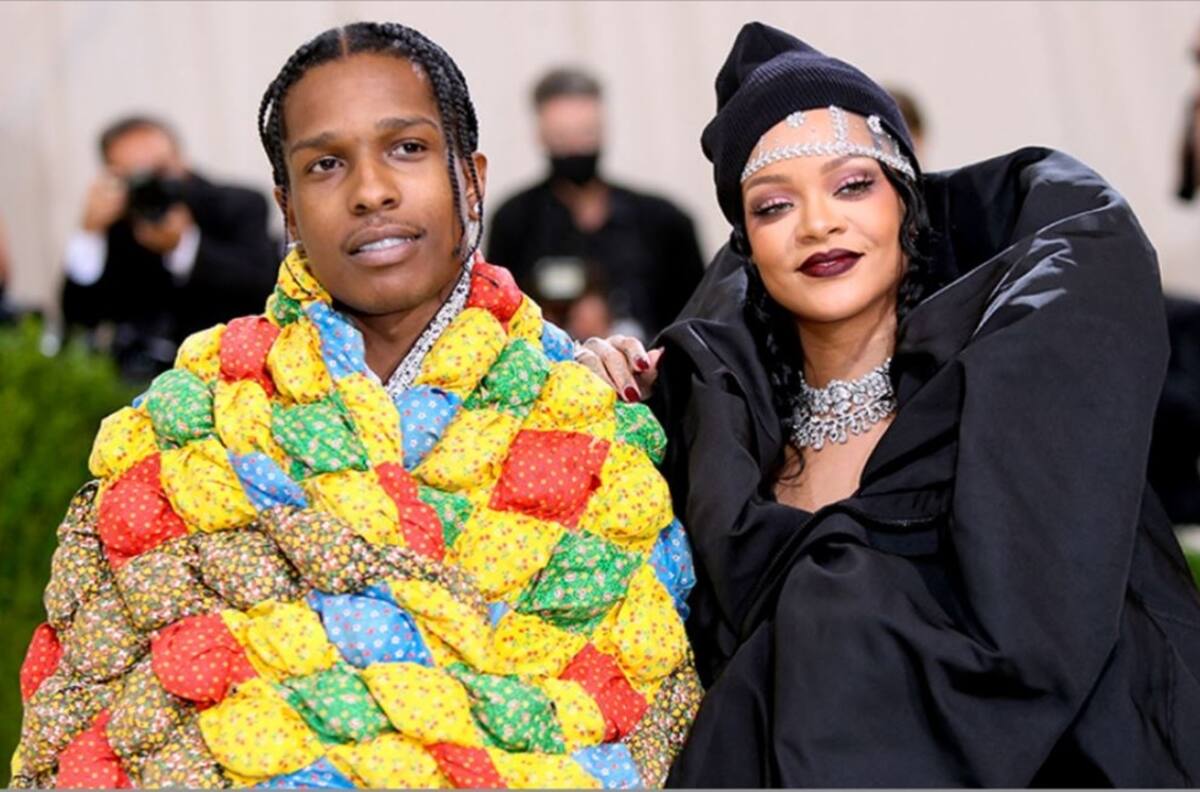 Rihanna y A$AP Rocky lucen espectaculares en el cierre de la MET Gala