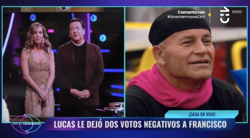 Francisco Arenas recibió el voto legado de Lucas Crespo. Foto: CHV.