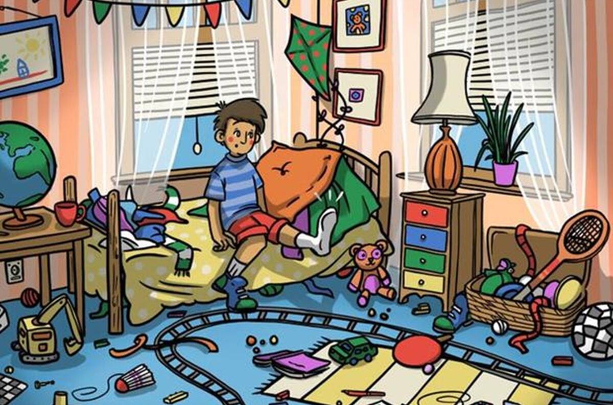 Acertijo visual: Encuentra el zapato tirado en el cuarto en 20 segundos
