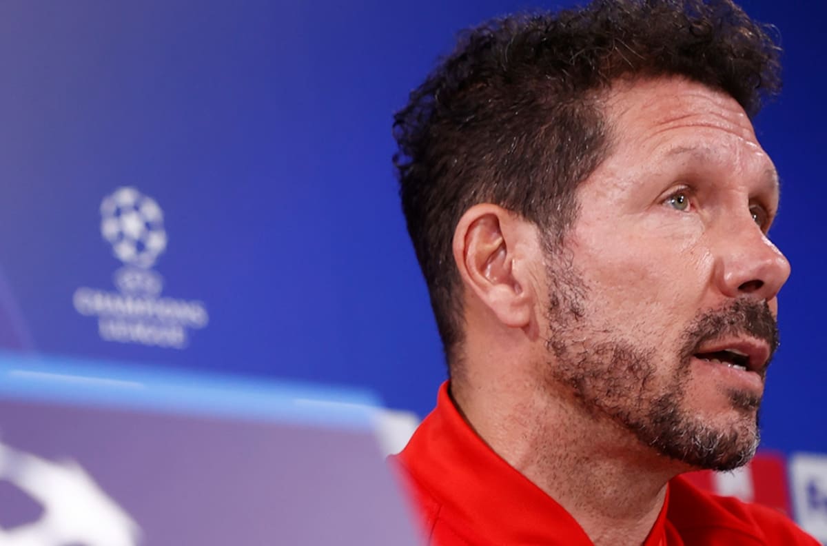 Diego Simeone habló sobre rumores de su salida del Atlético de Madrid