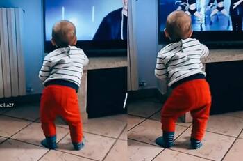 VIDEO: Bebé es captado bailando reggaetón y se vuelve viral