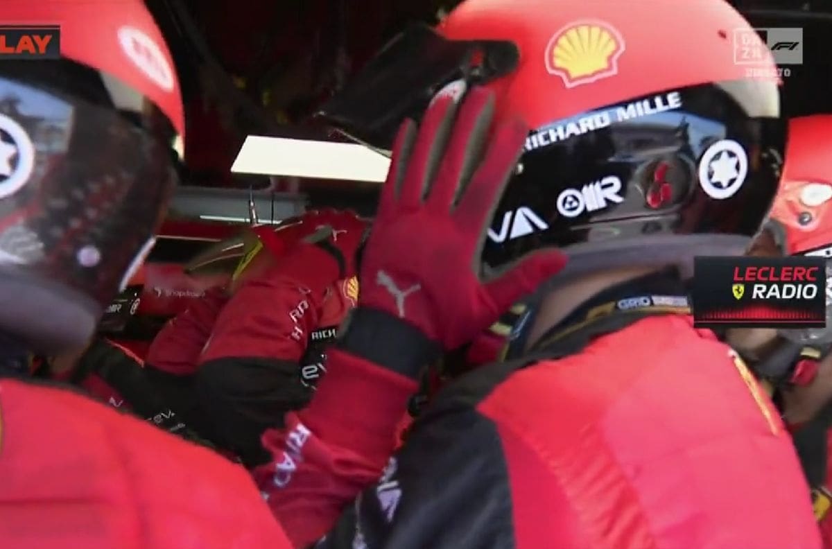 VIDEO | El grito de Charles Leclerc tras choque que sufrió en el Gran Premio de Francia