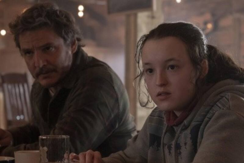 Joel y Elli en el refugio junto al tio Tommy