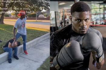 Video: Peleador de la UFC atrapa a ladrón y lo somete tras robar auto