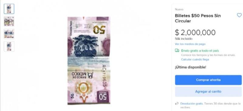 Esta edición puede valer hasta dos millones de pesos. (Foto: Mercado Libre).