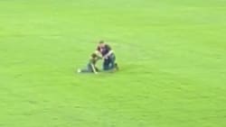 VIDEO | ¡Escándalo! Guardia de seguridad golpeó a niño en partido de Atlético y Real Sociedad