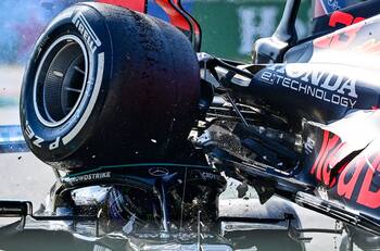 "Tengo suerte de estar vivo": Hamilton tras el accidente con Verstappen