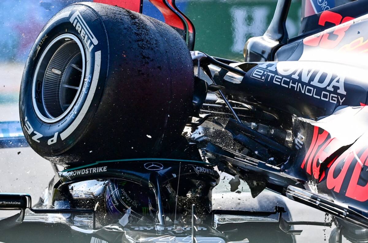 "Tengo suerte de estar vivo": Hamilton tras el accidente con Verstappen