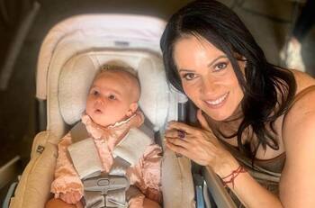 América Guinart, exesposa de Alejandro Fernández, presume a su nieta Cayetana