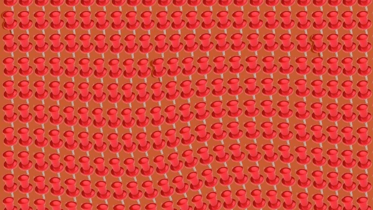 Acertijo visual: Encuentra las tachuelas en tan sólo 40 segundos