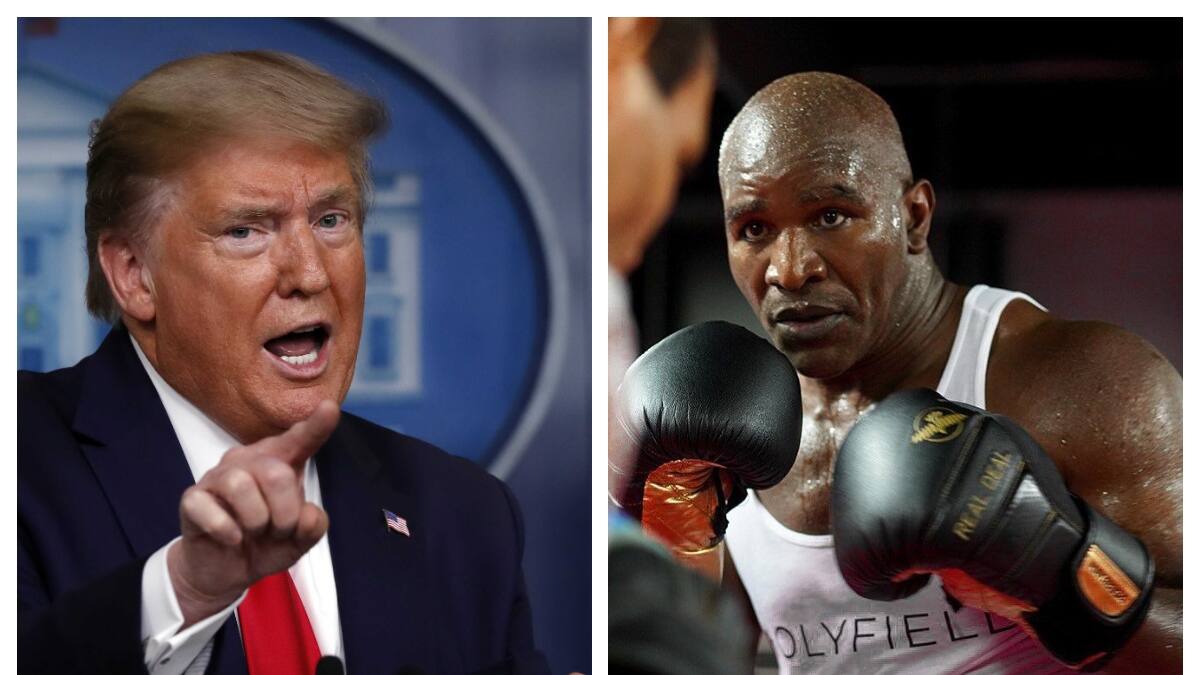 Donald Trump será comentarista en el combate de Holyfield vs Belfort