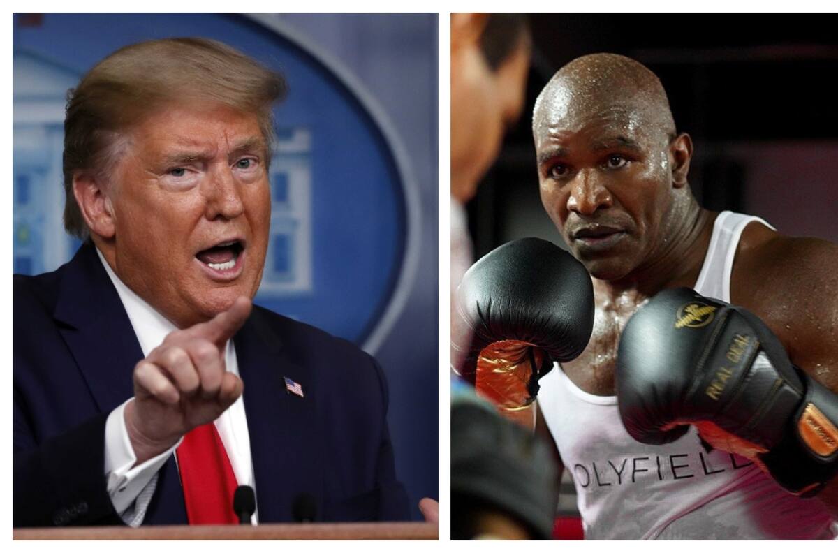 Donald Trump será comentarista en el combate de Holyfield vs Belfort