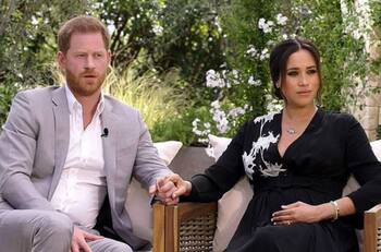 El mensaje oculto en el vestido de Meghan Markle durante su entrevista con Oprah Winfrey