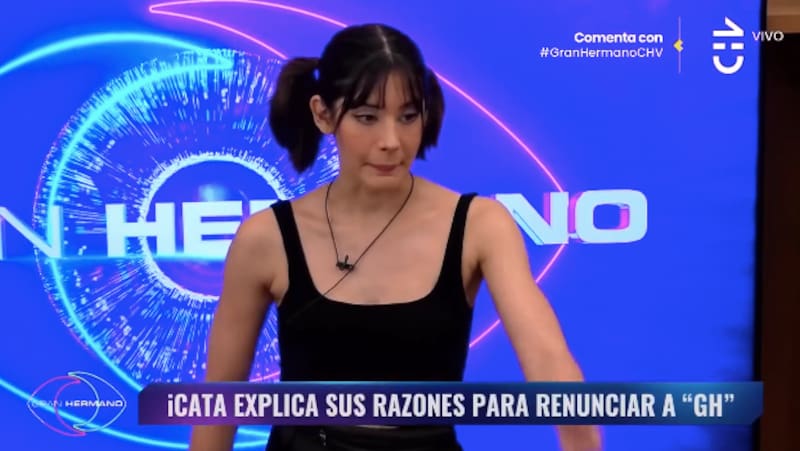 iCata renunció a "Gran Hermano" Chile. Foto: CHV.