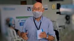 (VIDEO) Viral: El baile de abuelito recién vacunado por COVID-19