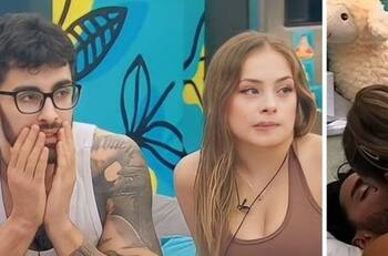 Así fue el beso de Jorge Aldoney y Skarleth Labra en “Gran Hermano” Chile