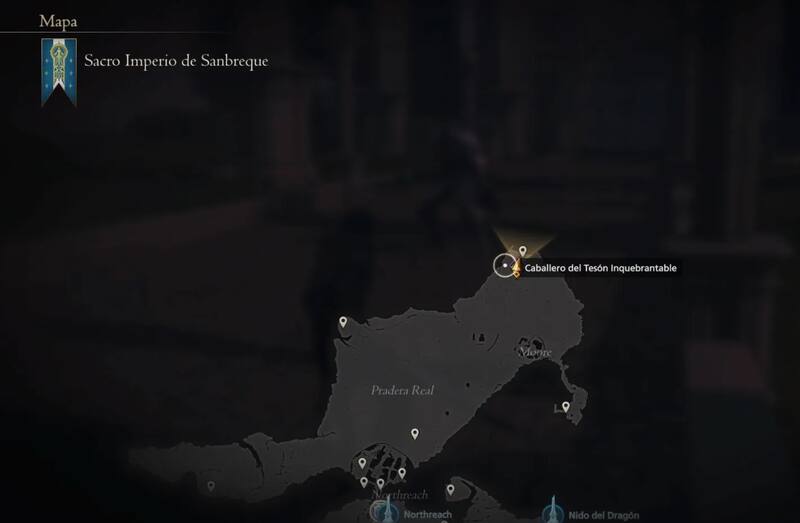 Ubicación Caballero del Tesón Inquebrantable. Créditos: Square Enix.