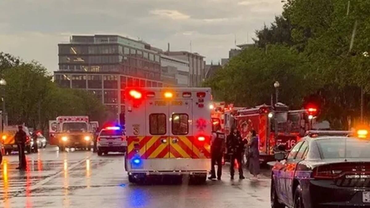 VIDEO | Rayo cae cerca de la Casa Blanca y deja a 4 heridos de gravedad
