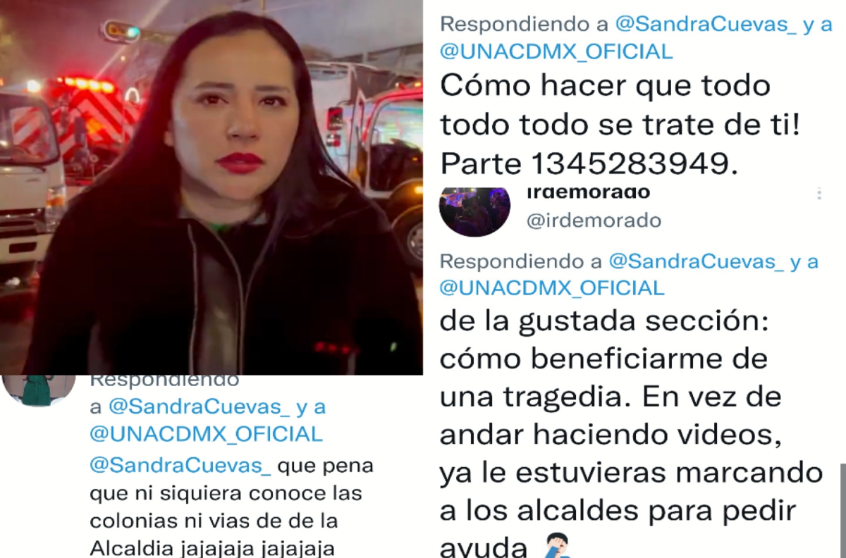 Critican a Sandra Cuevas por no saber la ubicación del incendio que ocurrió en Tepito | VIDEO