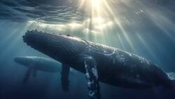 VIDEO | Por primera vez captan el impresionante momento en que una ballena amamanta a su cría