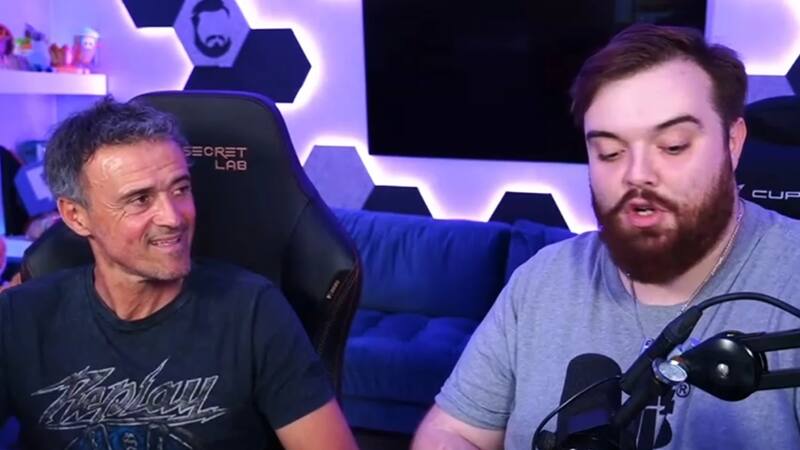 El DT español compartió también en stream junto a Ibai Llanos.