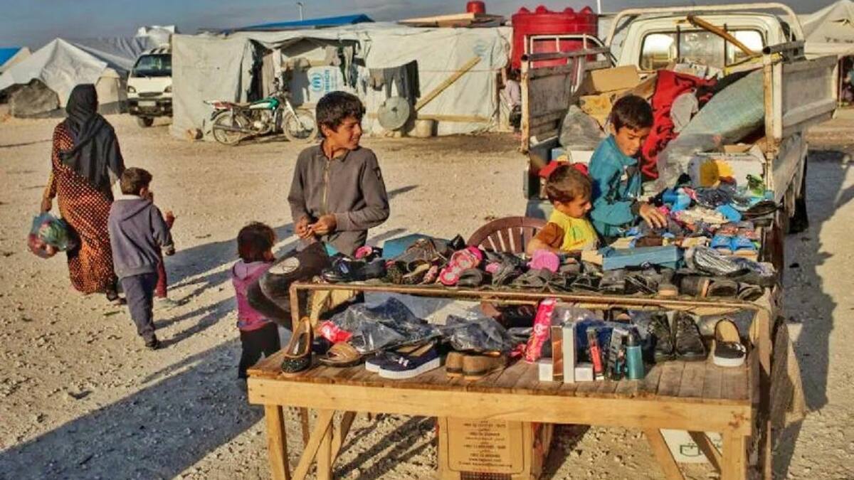 Denuncia: en un campamento de desplazados de Siria mataron violentamente a dos infantes