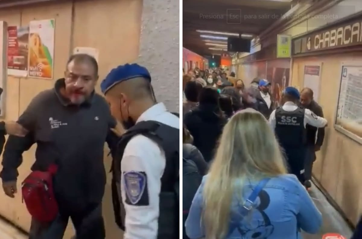 VIDEO | Acosador hiere a dos mujeres y apuñala a un hombre en el Metro de la CDMX