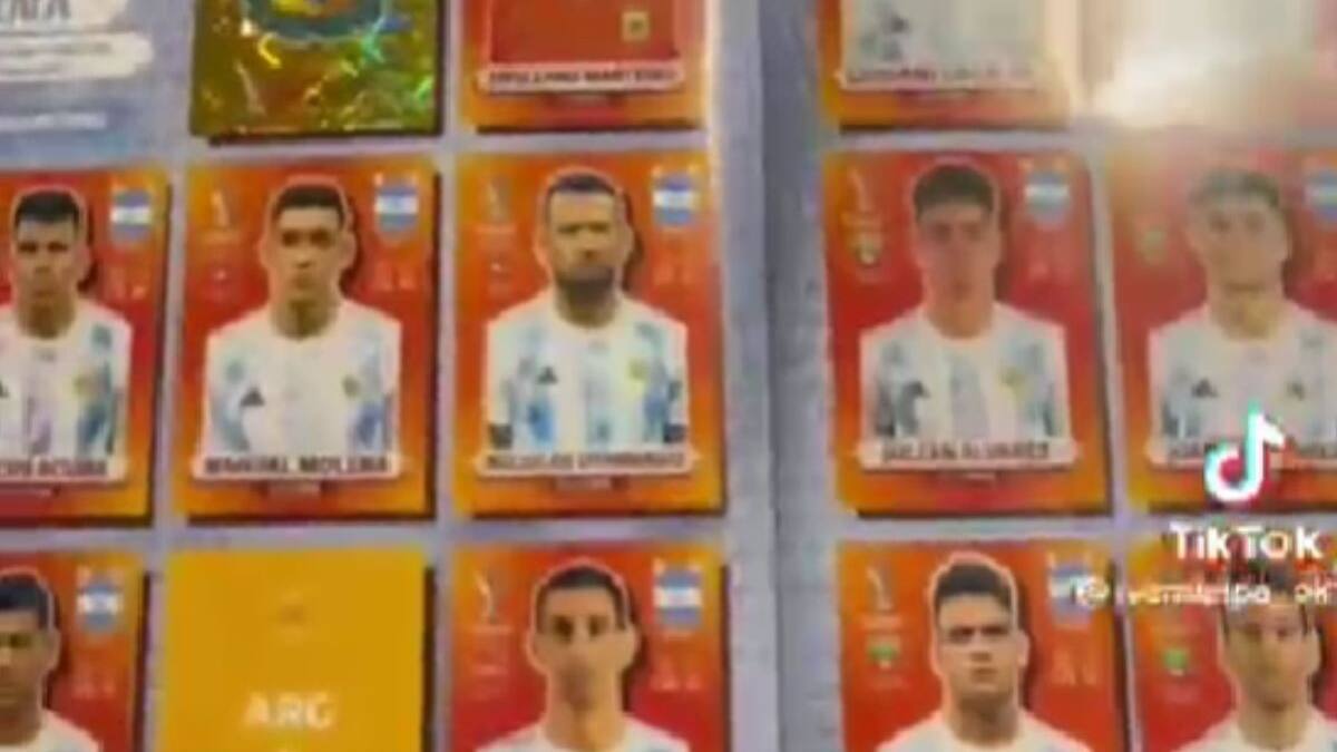 VIDEO | Padre roba estampa del álbum del Mundial de Qatar 2022 a su hija para llenar a Argentina