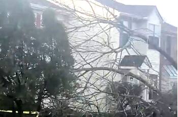 VIDEO | Inusual tornado de invierno azotó a Nueva Jersey en Estados Unidos