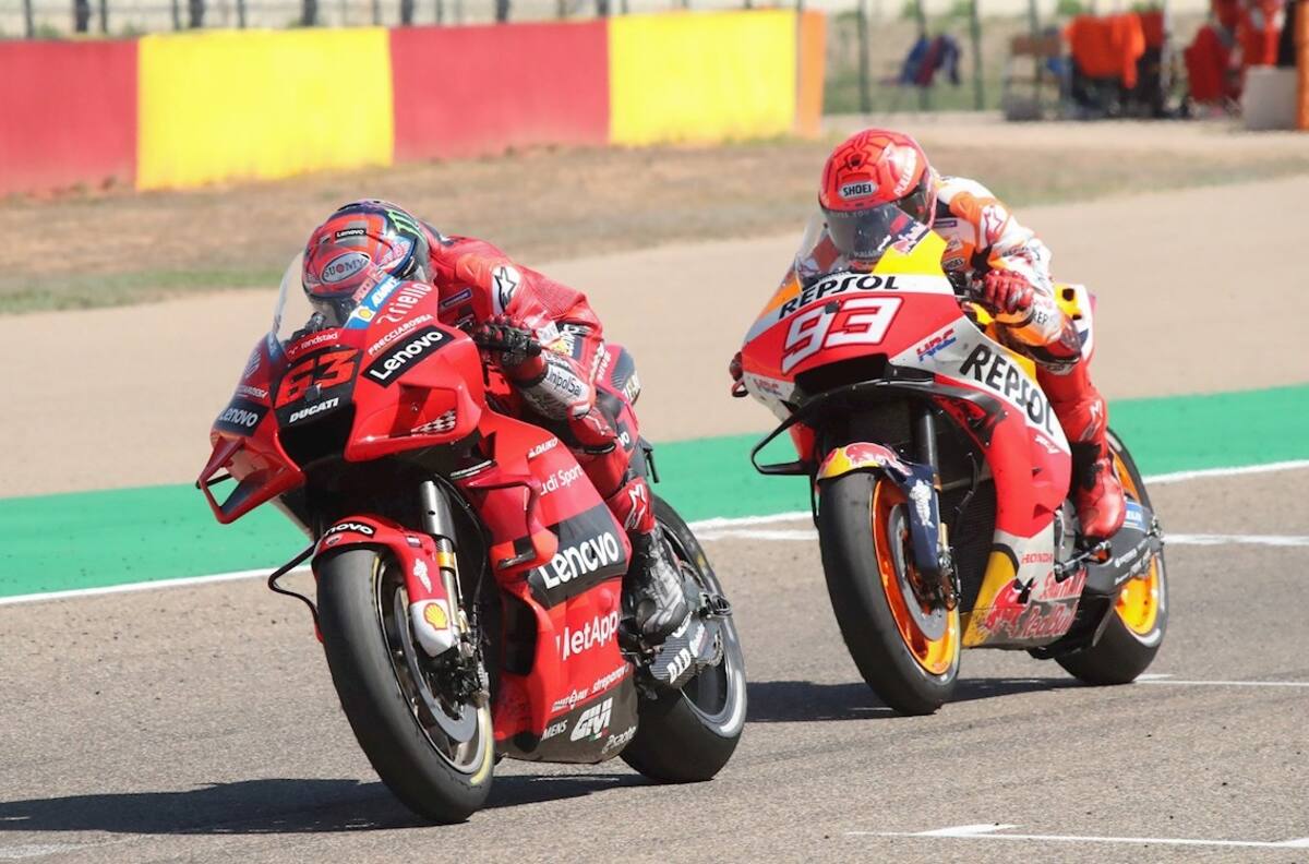 Francesco Bagnaia consiguió su primera victoria en Moto GP