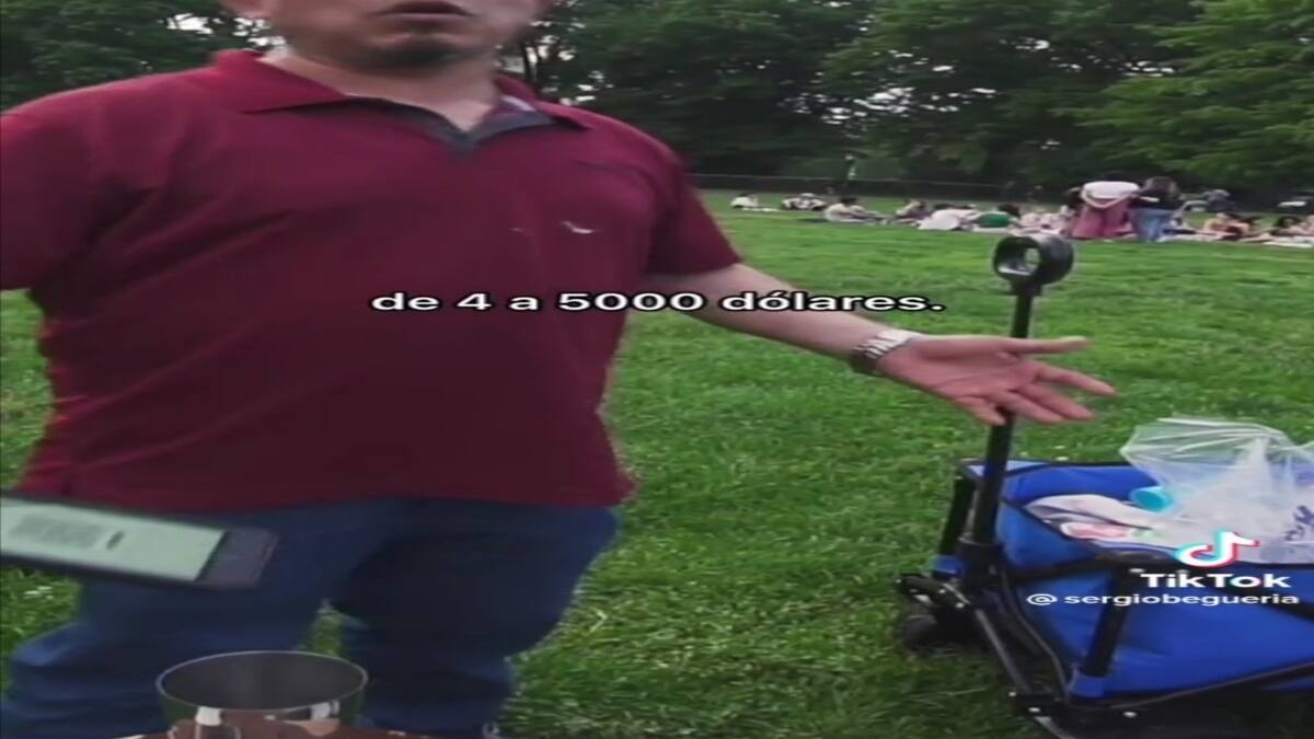 VIDEO | Hombre gana 5 mil dólares vendiendo agua embotellada y cerveza en Central Park y se vuelve viral