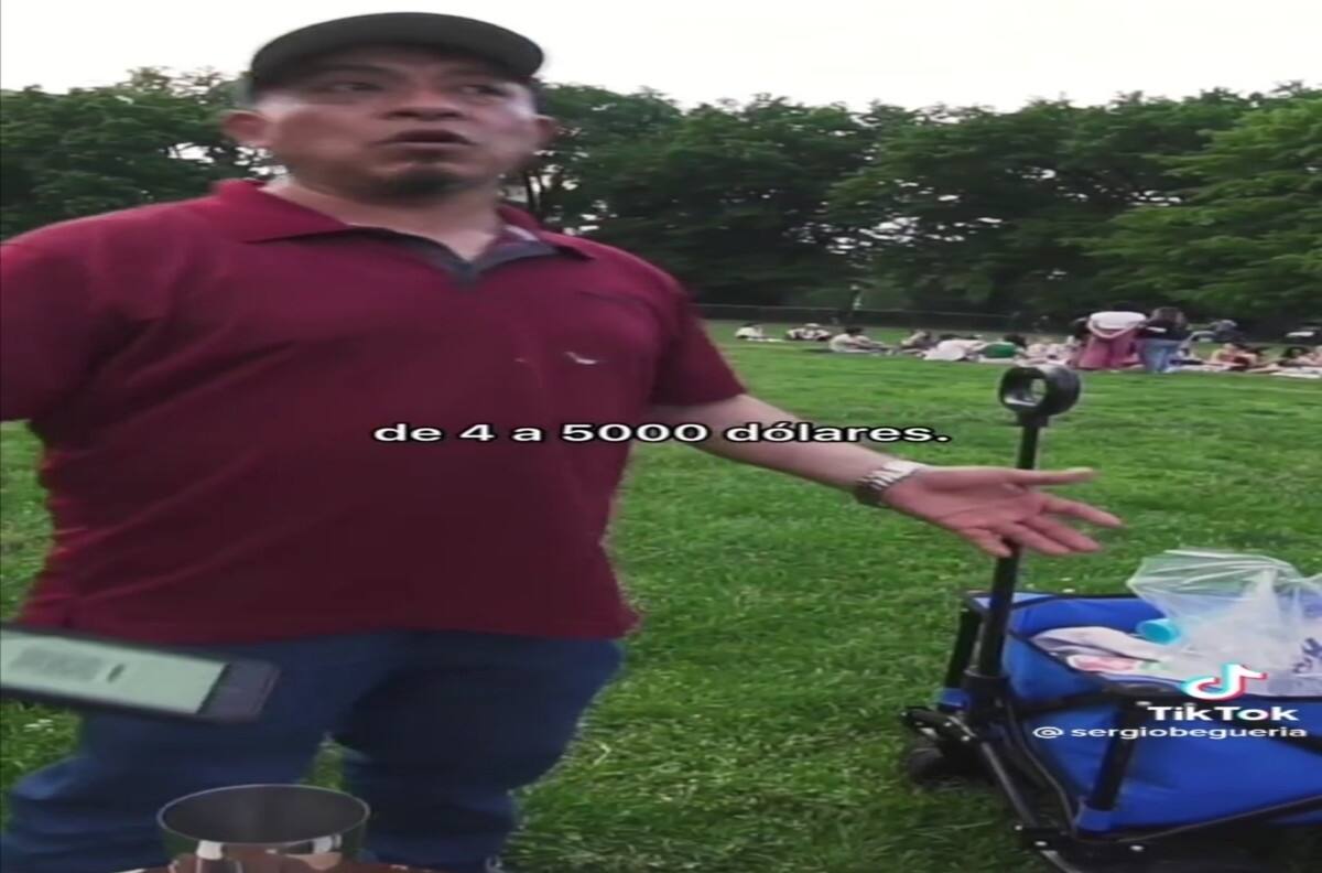 VIDEO | Hombre gana 5 mil dólares vendiendo agua embotellada y cerveza en Central Park y se vuelve viral