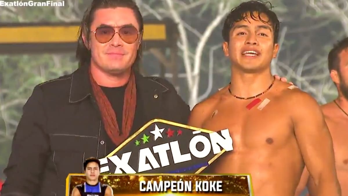 Koke Guerrero "Hechicero del Aire", se corona como el campeón varonil de Exatlón México