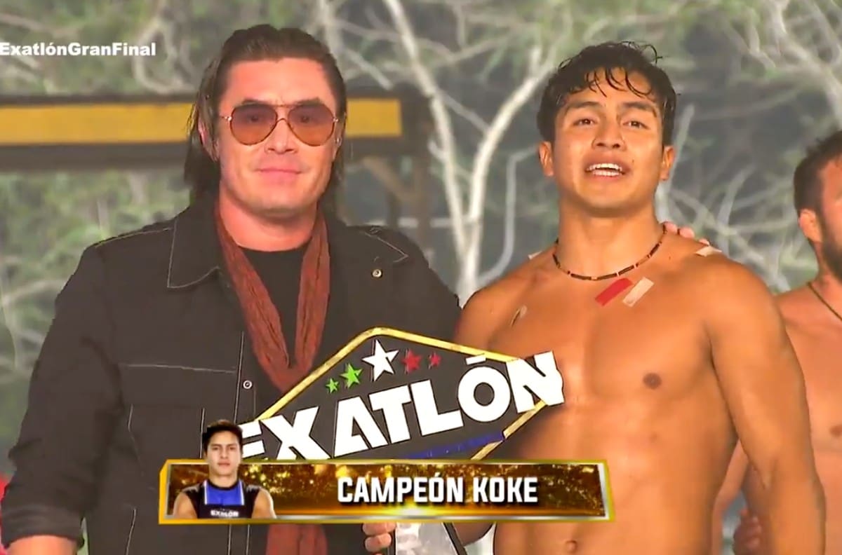 Koke Guerrero "Hechicero del Aire", se corona como el campeón varonil de Exatlón México