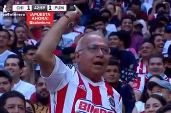 VIDEO VIRAL | Aficionado de Chivas fue captado maldiciendo en cadena nacional