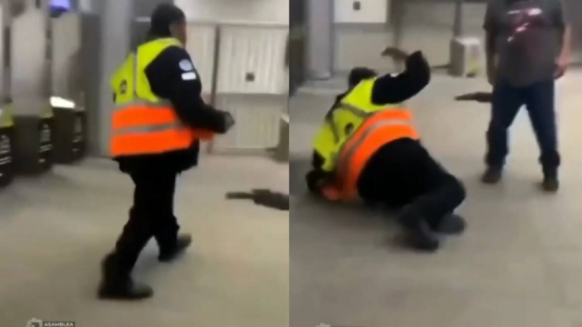 VIDEO | Impactante: Guardia le dispara a un hombre por la espalda en estación de transito estadounidense